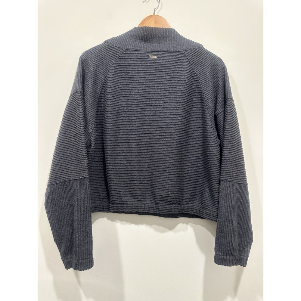 prAna Olivia Long Sleeve cropped sweater Gray Small - Picture 3 of 4